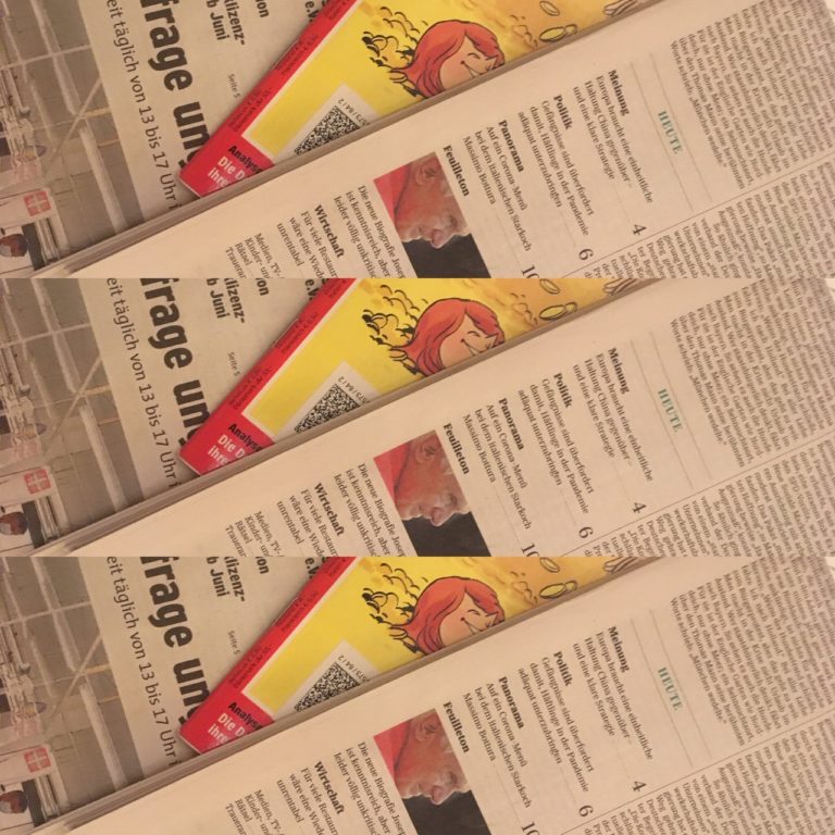 Feedbacks an die Süddeutsche Zeitung in der Coronakrise
